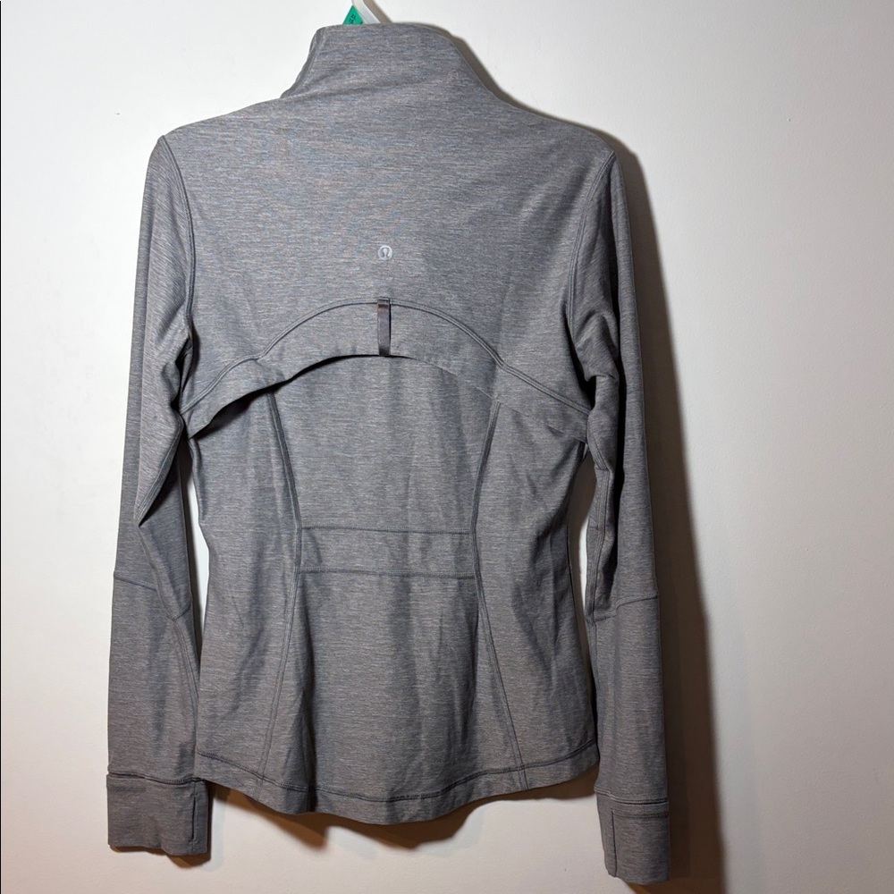 Lululemon Define Jacket (Rulu) - Heathered Slate - Sz 8 - Picture 7 of 9